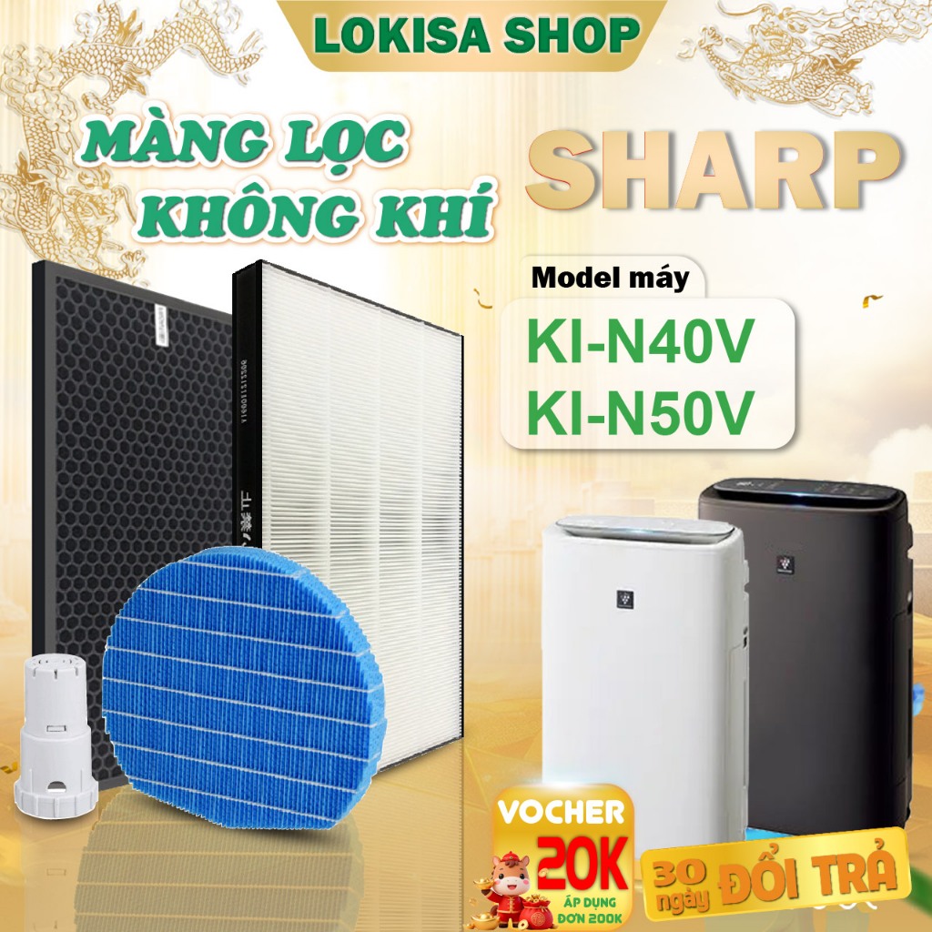 Màng lọc không khí Sharp KI-N40V KI-N50V - Màng lọc hepa sharp KI-N40V KI-N50V - Tấm lọc không khí s