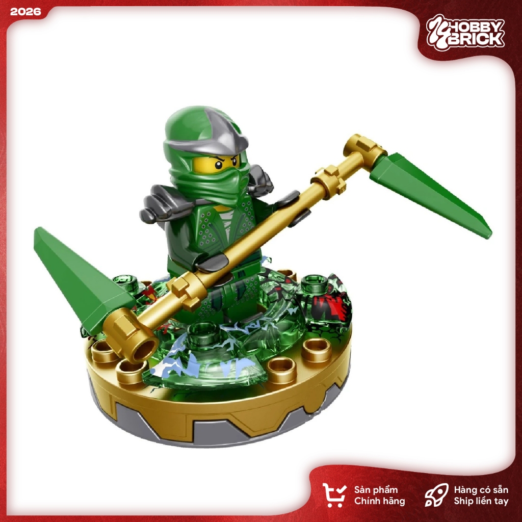 [Hàng mới] Phụ kiện lắp ráp sáng tạo dành cho Ninjago, vũ khí Lloyd ZX