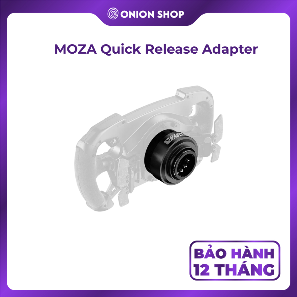 MOZA Quick Release Adapter - Bộ tháo lắp nhanh vô lăng Moza