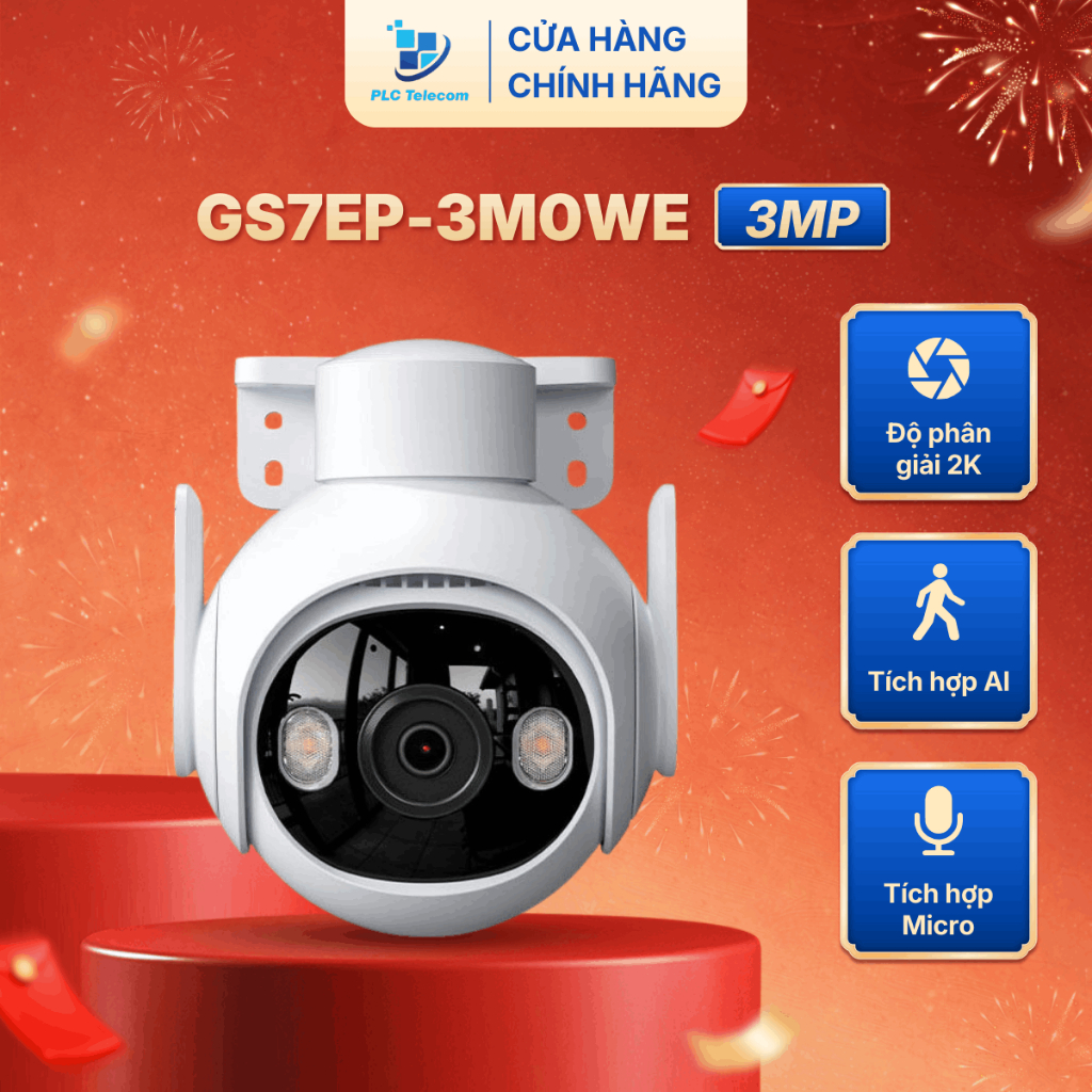 Camera IMOU ngoài trời GS7EP-3M0WE /5M0WE (3MP)/(5MP) quay quét Full Color | PLC TELECOM