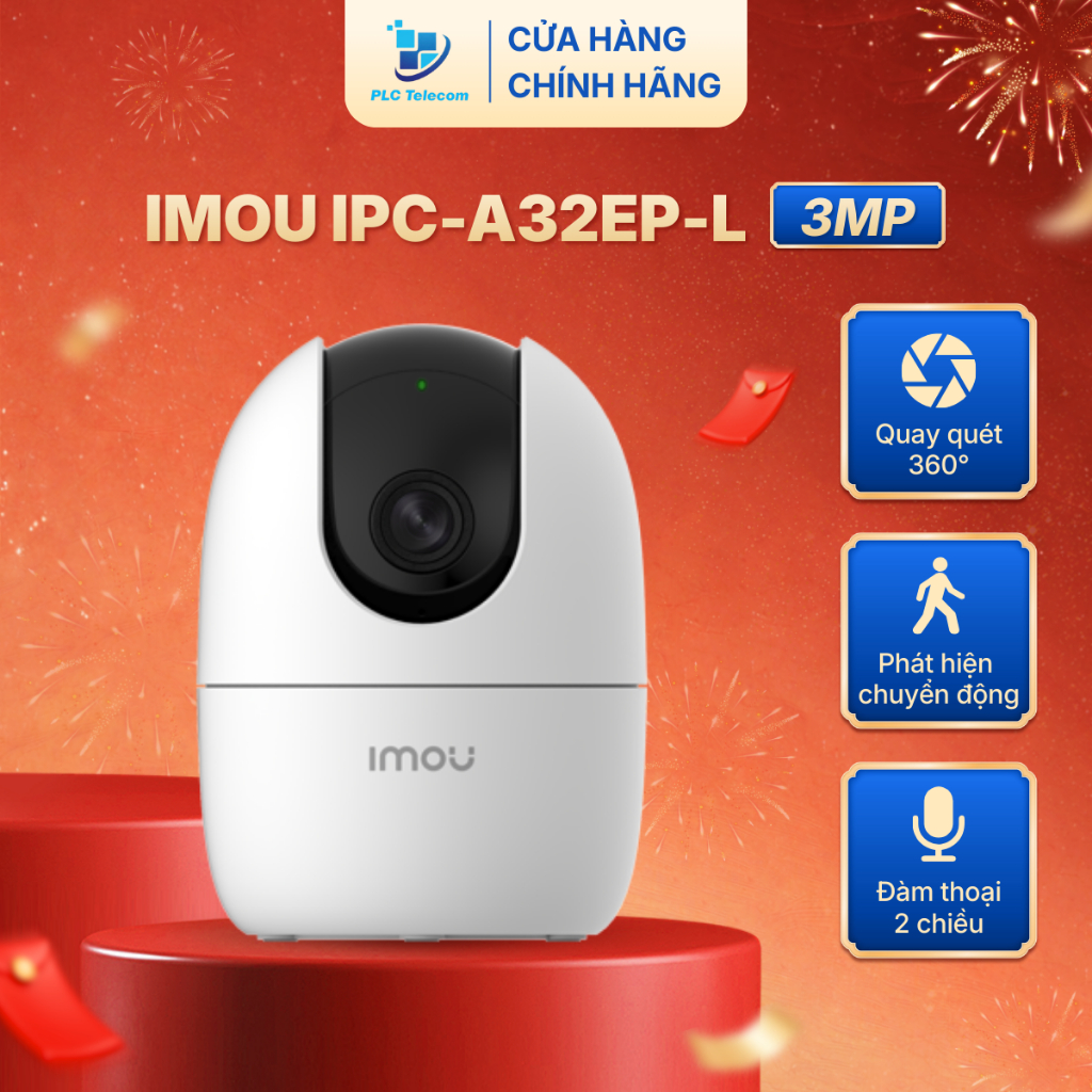 Camera Wifi IMOU A32 , A52P , A32-Pro, AI phát hiện, Mic 2 Chiều, Video Call , BH 2 Năm| PLC TELECOM
