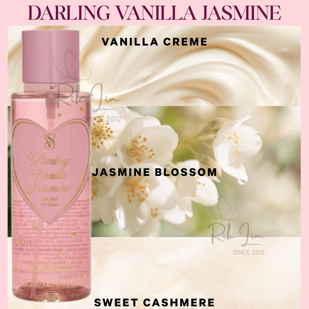 DARLING VANILLA JASMINE |ONE IN A MILLION | WHITE JASMINE _ Xịt Thơm Toàn Thân Body Mist