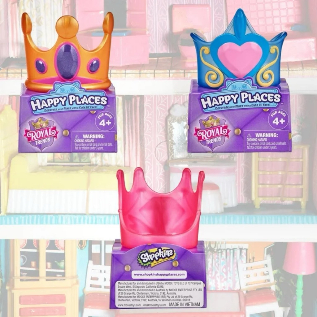 Đồ chơi Shopkins Happy Places Royal Trends Surprise Lil' Pet Mystery Pack