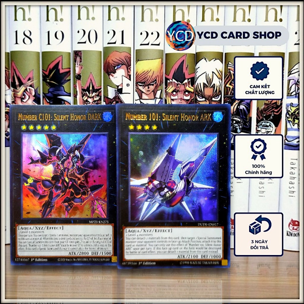 [YCDcardgame] Thẻ Bài Yugioh hính Hãng Set Number 101 & C101 – Ultra Rare [ XYZ]