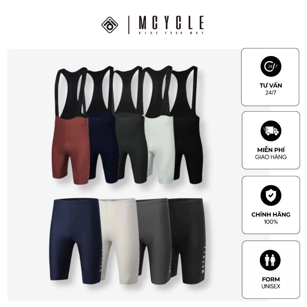 [coodoo] Quần Dây treo Mcycle MK077 pro cho Nam , Bo quần không đường may , co giản tốt , đệm Itali 