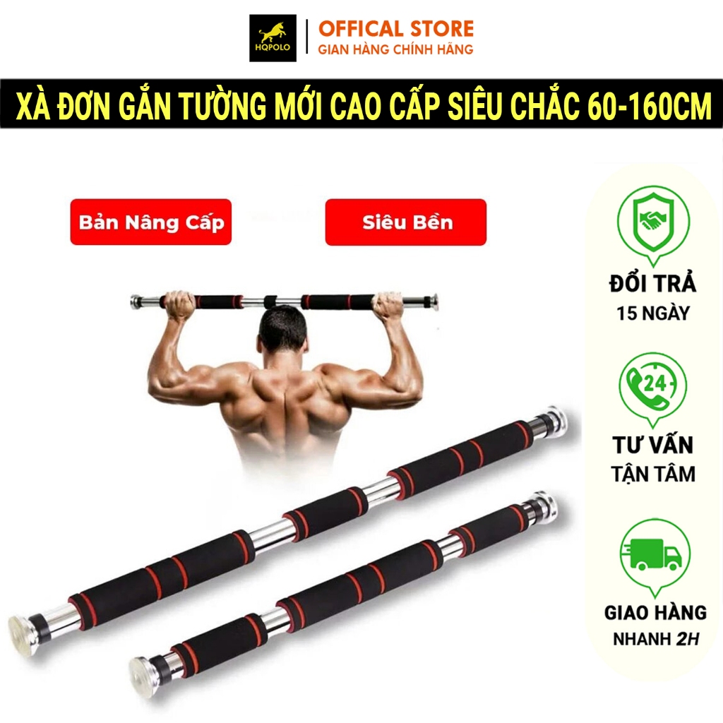 Thanh Tập Xà Đơn Tăng Chiều Cao Trẻ Em Tại Nhà Gắn Tường Cao Cấp Thế Hệ Mới Chịu Lực 200Kg Chống Xoa