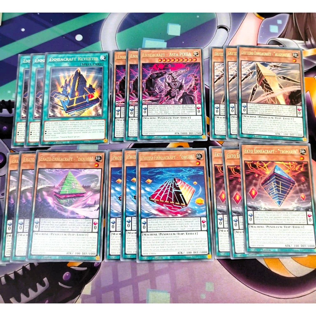 18 thẻ Enneacraft PHRE [ Dưa hấu ] Lá bài thẻ bài Yugioh Set