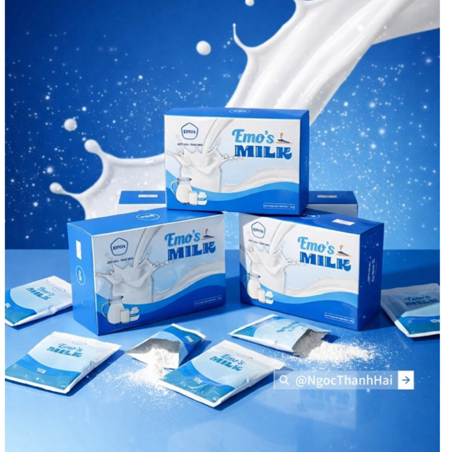 ( Mẫu Mới) Sữa Bò Emo’s Milk Phiên Bản Mới 2026
