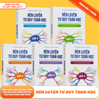 Sách - Combo 5 Cuốn: Rèn Luyện Tư Duy Toán Học: Từ Lớp 1 Đến Lớp 5 - Tiên Phong Books