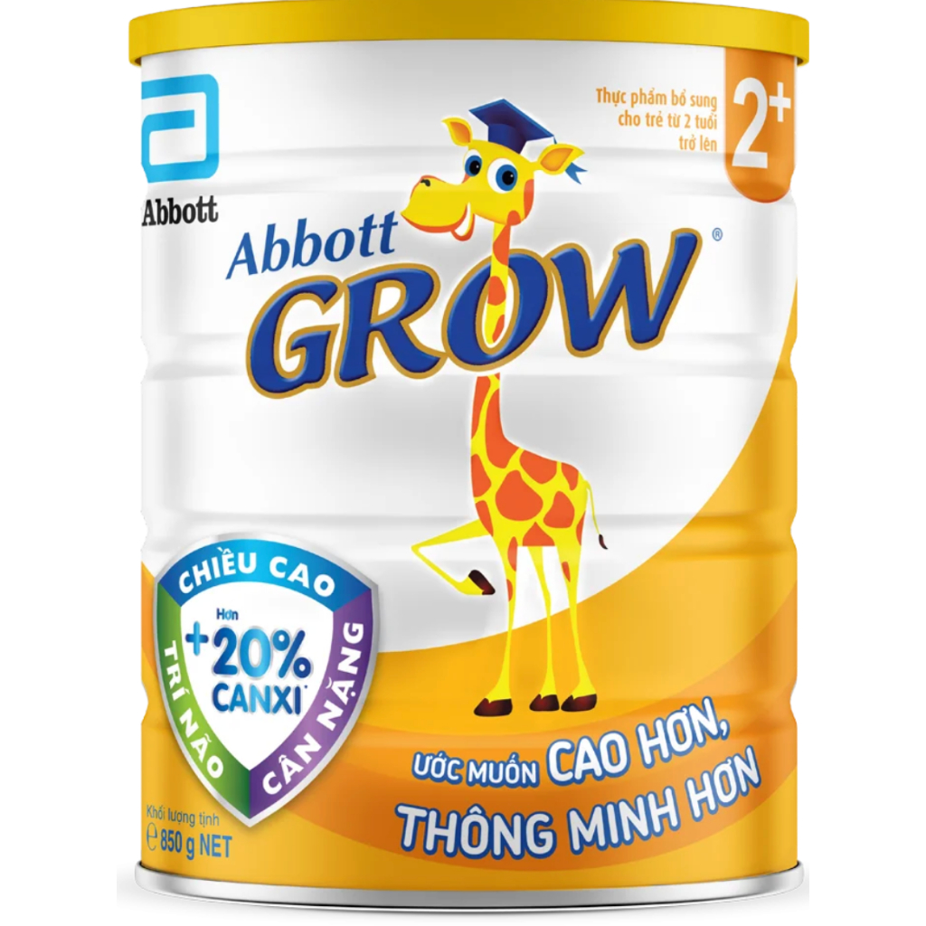 Sữa Abbott Grow 2+ 850g (trên 2 tuổi)