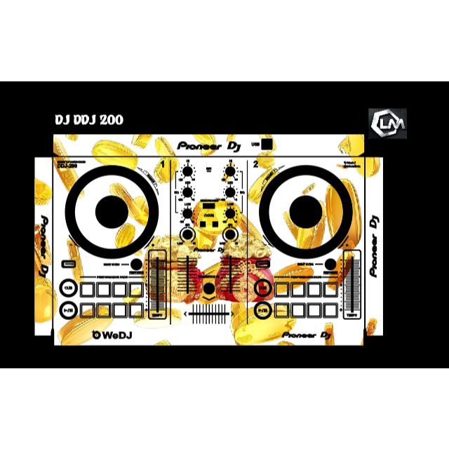 Tấm Dán Skin DJ DDJ 200 , Skin In Theo Yêu Cầu IB Shop Để Gửi Mẫu