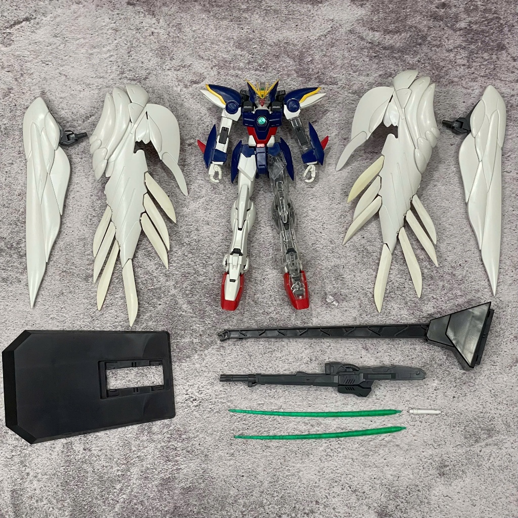 Mô hình Gundam mg 1/100 Wing Zero Custom 30th Anniversary Special Clear Armor Parts limited Bandai [