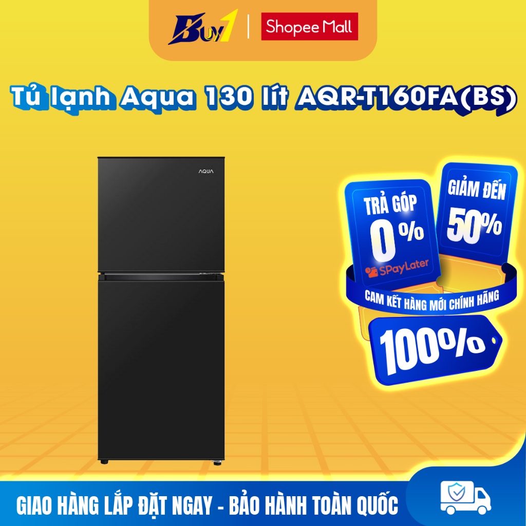AQR-T160FA(BS) - Tủ lạnh Aqua 130 lít AQR-T160FA(BS) - Hàng chính hãng