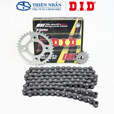 Nhông sên dĩa DID Wave RS/RSX/S100/S110/alpha mới, Blade, Future 2/X/Neo, Dream 110 2016 (sên 9ly) 428DXN-106L, 14T-36T