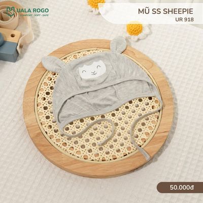 Bao tay chân mũ cho bé sơ sinh Ualarogo vải Petit mềm mịn co giãn thấm hút UR 918 922