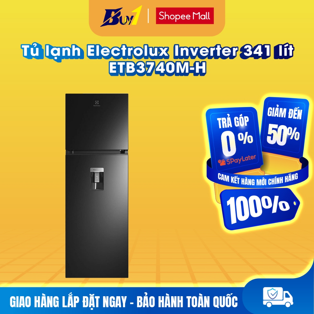 ETB3740M-H - Tủ lạnh Electrolux Inverter 341 lít ETB3740M-H - Hàng chính hãng