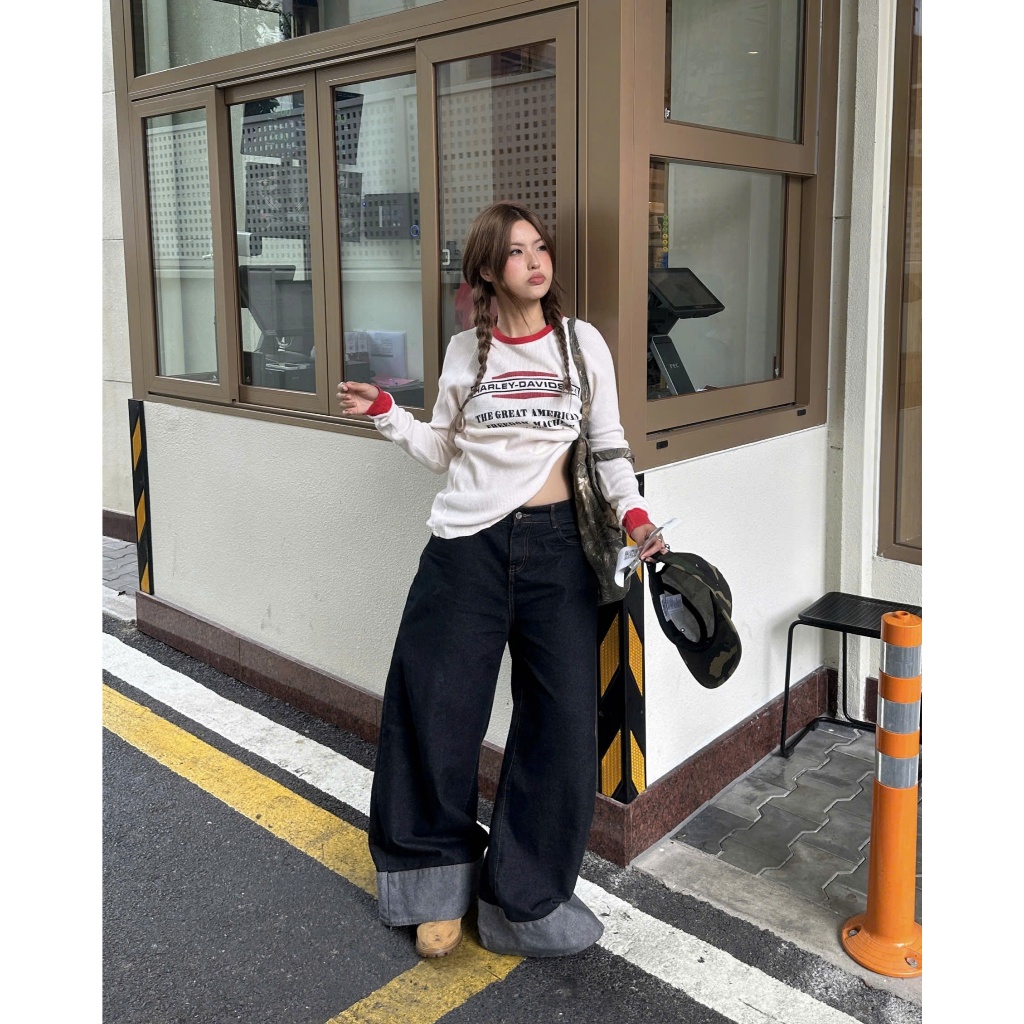 Quần Jean Ver.3 Dài/ Short Jean ver 3-Calem.Club Jean Ver 3 Fold Series chất liệu Denim form nam nữ phong cách trẻ trung | BigBuy360 - bigbuy360.vn