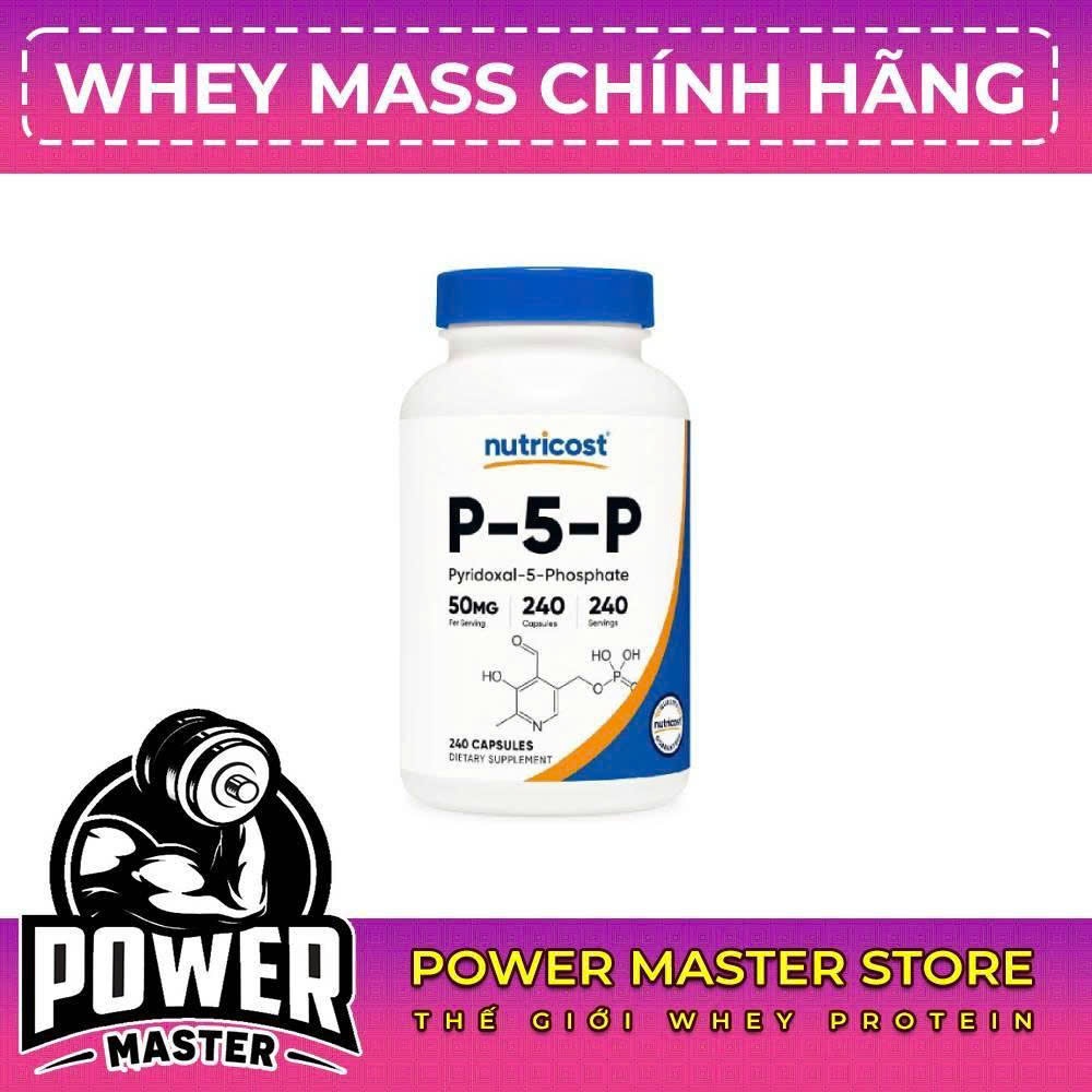 Nutricost P5P (240 viên) - Hỗ Trợ Tăng Năng Lượng