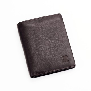 Ví đứng MIN-02 chất da bò Ý, form ví 9.5x12cm đựng vừa các loại giấy tờ cũ mới, hai màu Đen Nâu, Anh Tho Leather