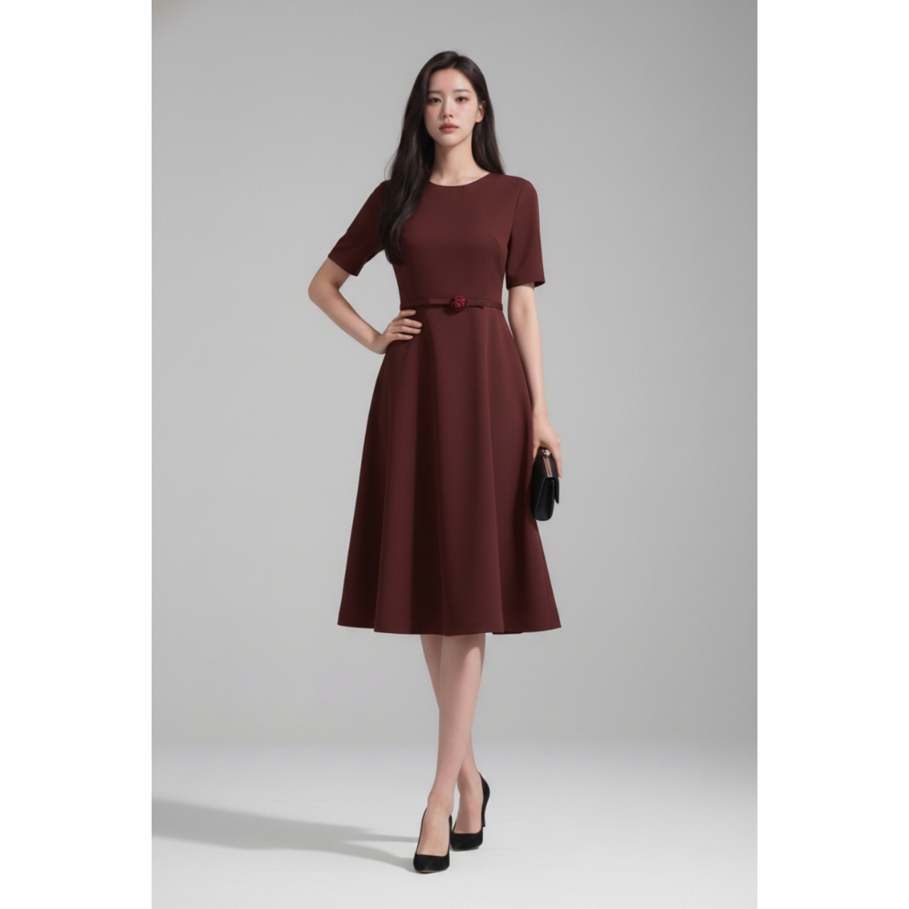 [0NLINE] Đầm dây nữ Format 10005745  lưng rời