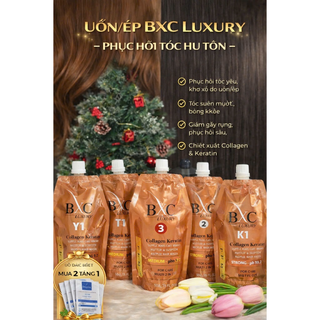 BỘ THUỐC UỐN ÉP THÔNG MINH BXC LUXURY