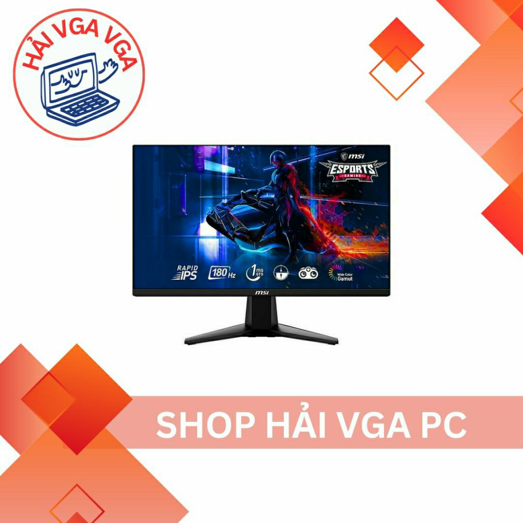Màn hình MSI G255F (24.5/ IPS/ FullHD/ 180Hz/ 1ms GTG/). hàng new bảo hành 12 tháng.