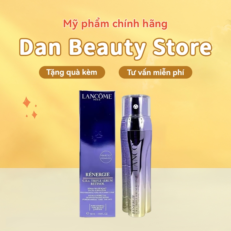 Tinh chất tươi  Giảm Nếp Nhăn 𝙻𝙰𝙽𝙲𝙾𝙼𝙴 Rénergie H.C.F Triple Serum 𝟻𝟶ml