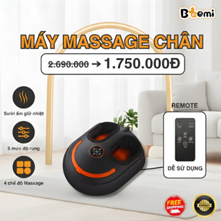 Máy Massage Chân Sưởi Ấm Hồng Ngoại Cho Người Già, Con Lăn Xoa Bóp Đa Chế Độ