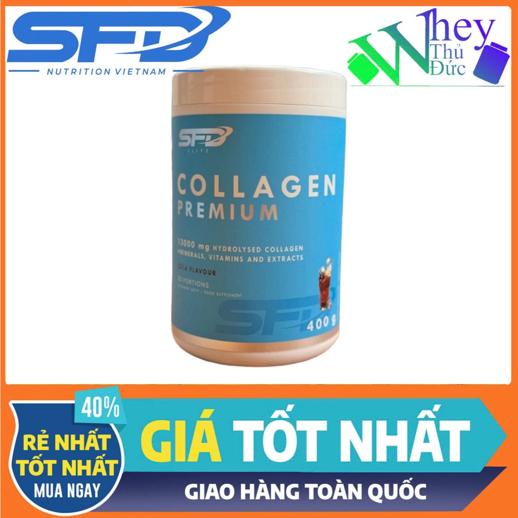 SFD Collagen Premium 400g | Collagen Thủy Phân + Vitamin C, D Cho Da & Khớp