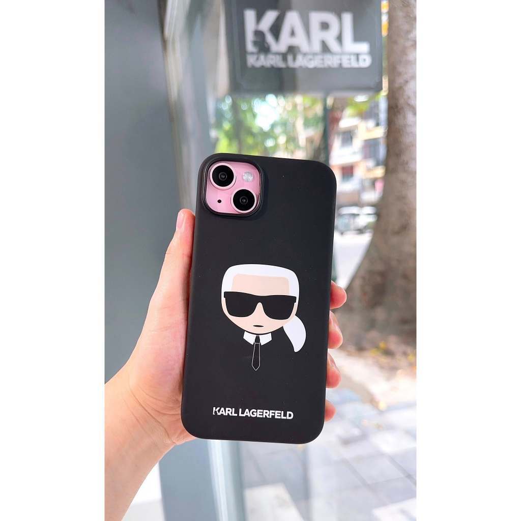 ốp điện thoại dành cho iphone 14 thường,14plus và 14pro hình ông già màu đen