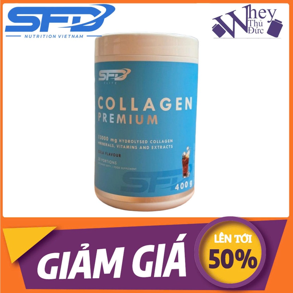 SFD Collagen Premium 400g | Collagen Thủy Phân + Vitamin C, D Cho Da & Khớp