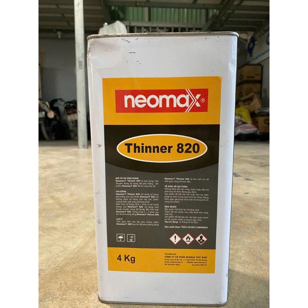 Neomax Thinner 820, dung môi pha loãng sơn Neomax 820