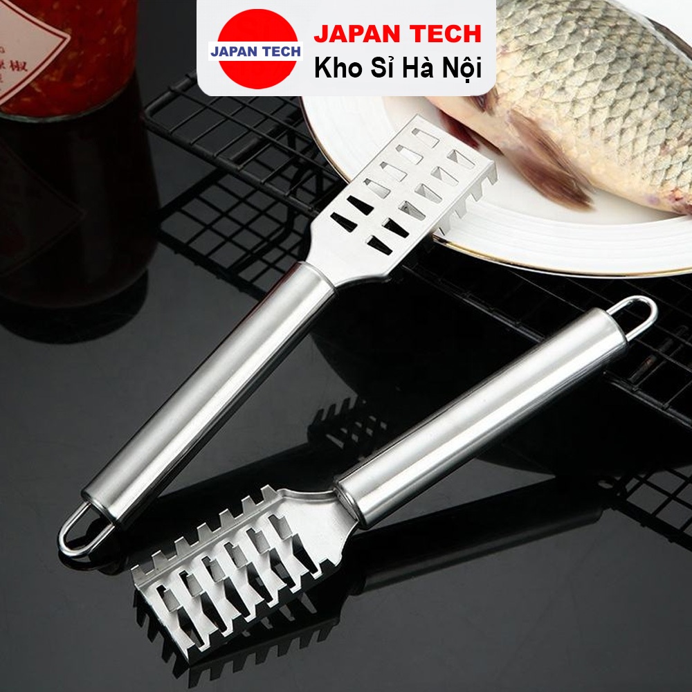 Dụng Cụ Lóc Vảy Cá Inox – Đánh Da Cá Nhanh Gọn, Không Bắn Vảy