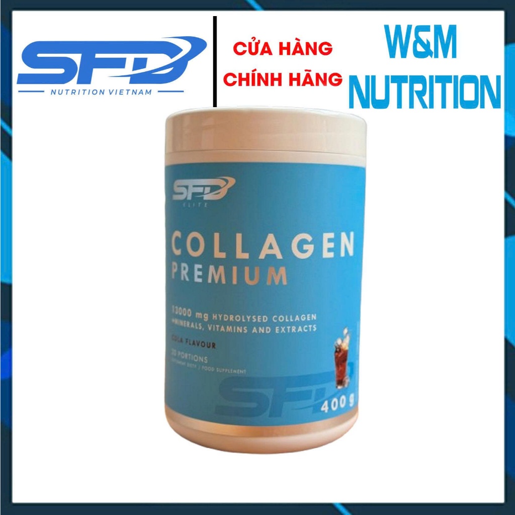 SFD Collagen Premium 400g | Collagen Thủy Phân + Vitamin C, D Cho Da & Khớp