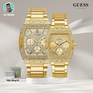 Đồng Hồ GUESS GW0094G Dây Kim Loại - Full Hạt SIZE Nam Nữ