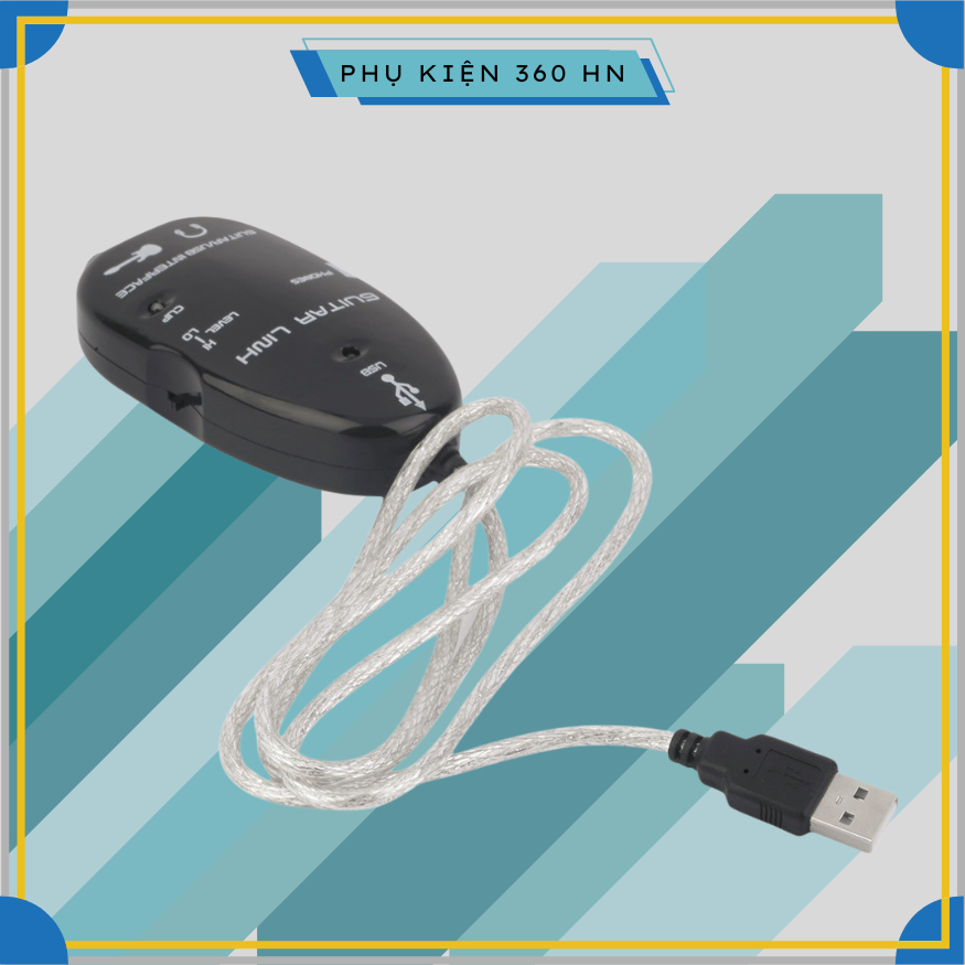 Cable USB Guitar Link kết nối đàn guitar với máy tính