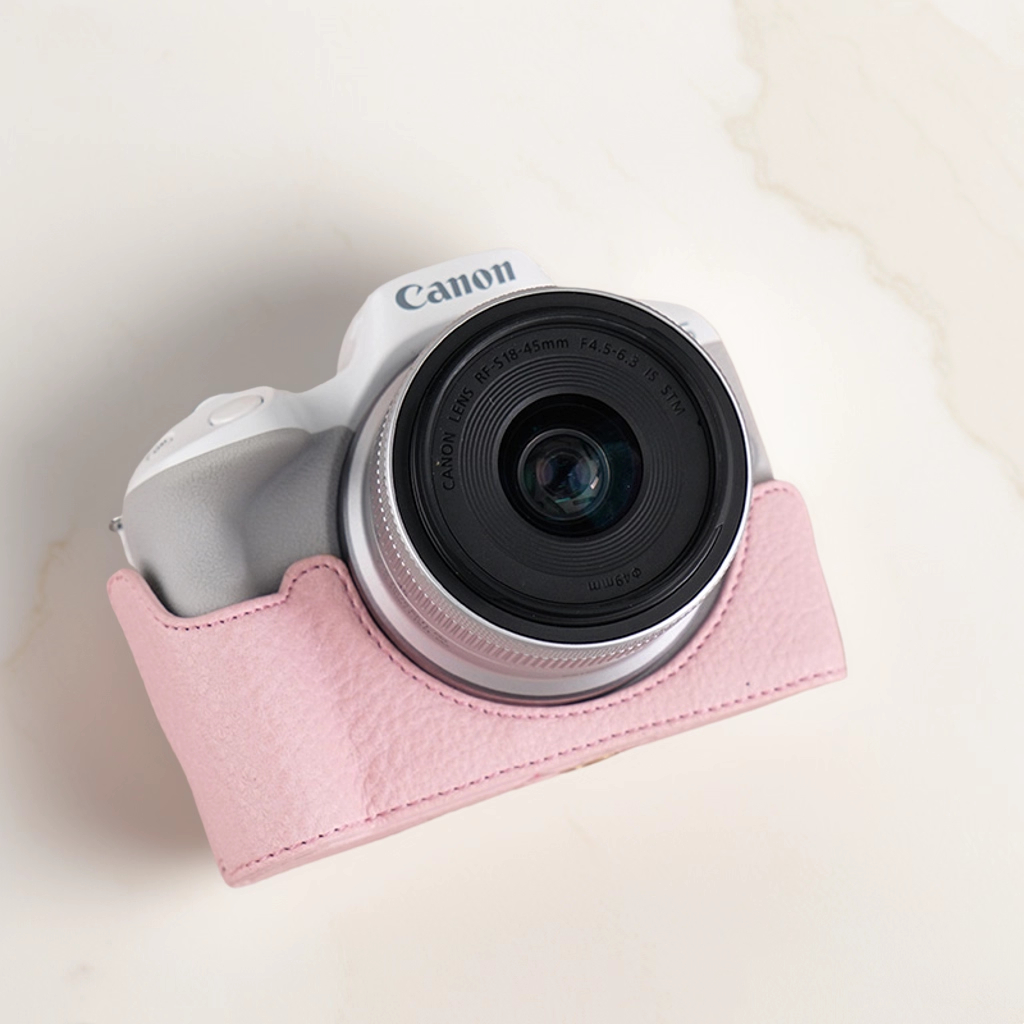 [SẴN] Case bao da máy ảnh Canon R50/R100 nhiều loại