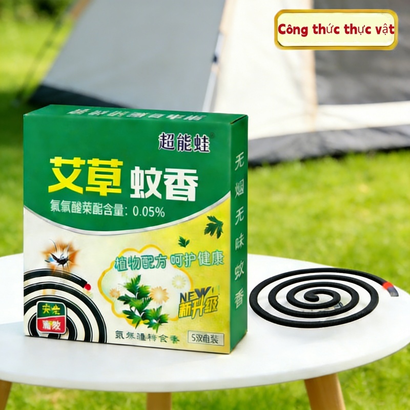 Nhang Ngải Cứu Đuổi Muỗi Tự Nhiên - Hiệu Quả Lâu Dài, Đuổi Muỗi Hiệu Quả , Ít Khói