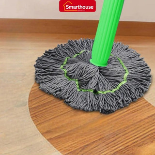 Cây Lau Nhà Tự Vắt Thông Minh 360 Độ - Chổi Lau Nhà Cán Inox Dài 1m3, Bông Lau Microfiber Siêu Sạch