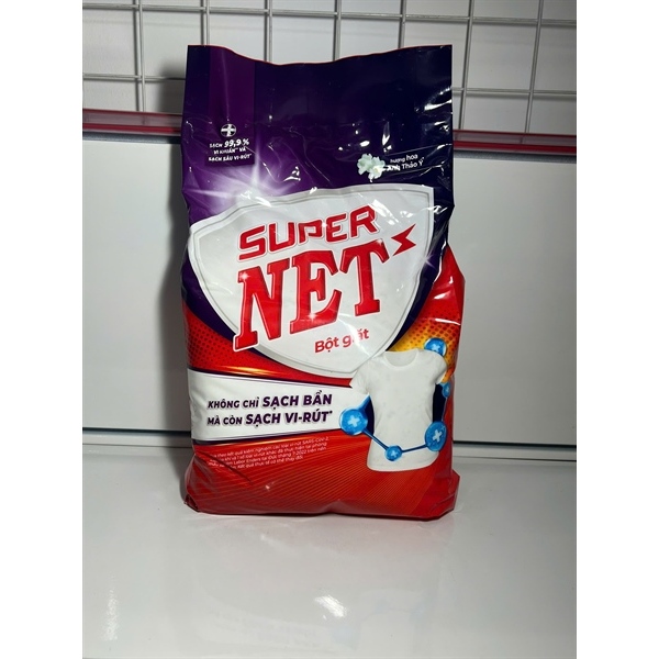 Bột giặt Net Hương hoa Anh Thảo Ý Bịch 3kg