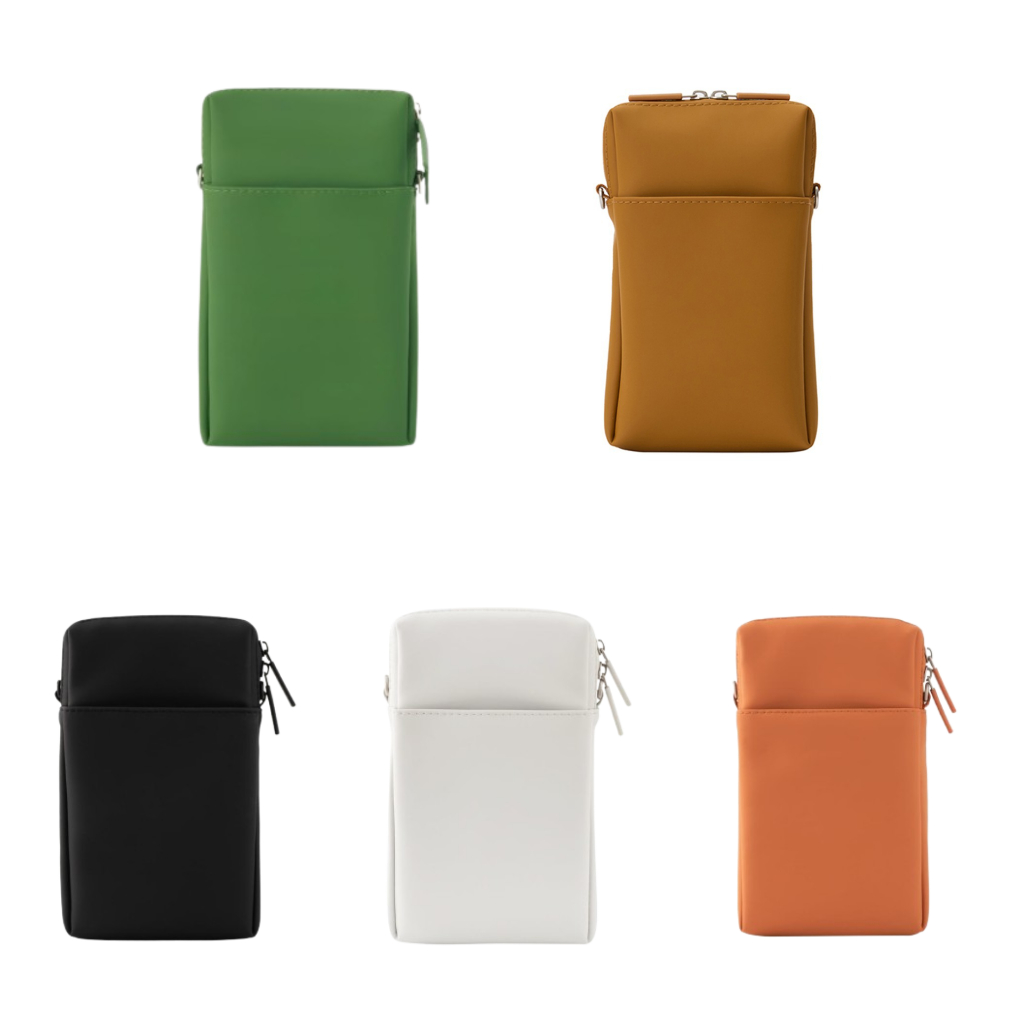 Túi Tiện Ích Đựng Phụ Kiện Hình Vuông Loại Dọc MUJI (9.5*17*2.5cm) (Không kèm dây)