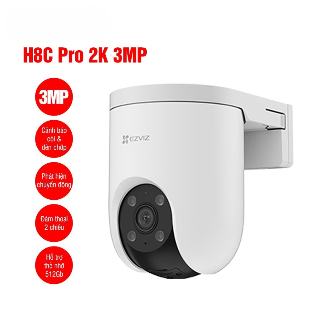 Camera WiFi quay quét EZVIZ H8C Pro 2K 3MP
