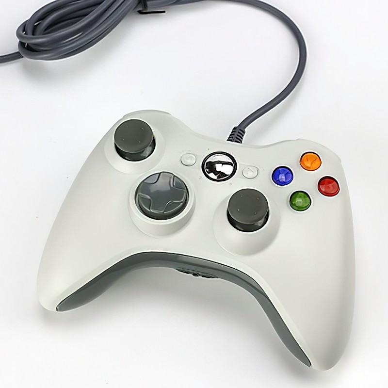 Tay chơi game X360 có dây USB cho PC laptop – Rung kép – Nhận ngay không cần cài