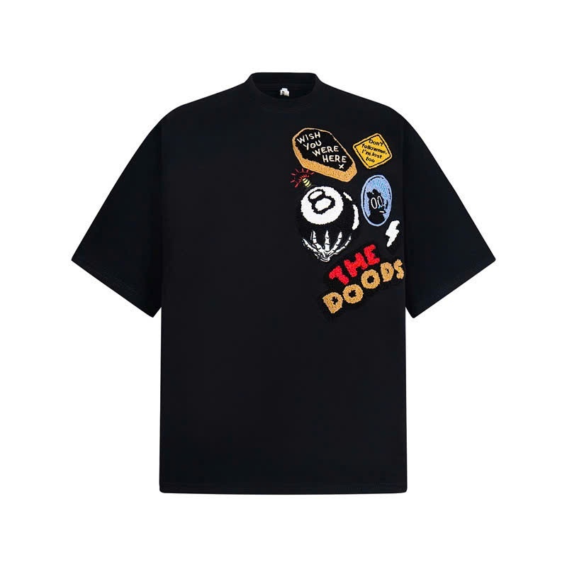 Áo Thun Unisex Regular Hoạ tiết Thêu 8Ball The Doods Wish you Were Here Chất Liệu Cao Cấp,ThoángMát 2026 | BigBuy360 - bigbuy360.vn