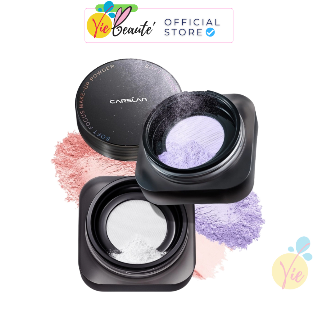 [MINI SIZE] Phấn Phủ Bột/Nén CARSLAN Minisize Kiềm Dầu Chống Nước Mịn Lì 1g
