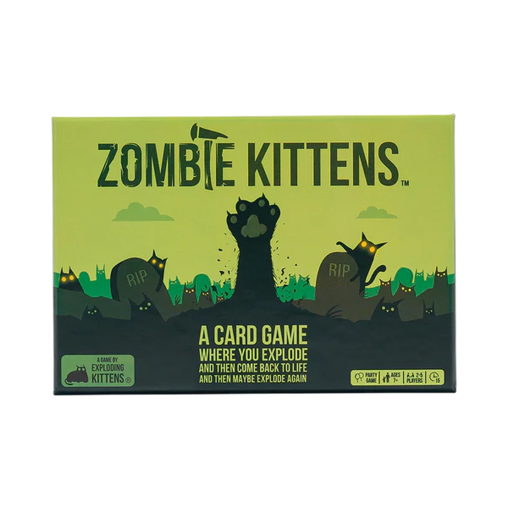 Trò Chơi Board Game Mèo Nổ Chính Hãng Exploding Kittens Zombie Kittens | Board Game VN