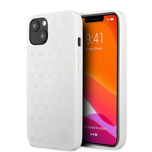 ốp điện thoại dành cho iphone 13 thường MERCEDES-BENZ hình sao trắng