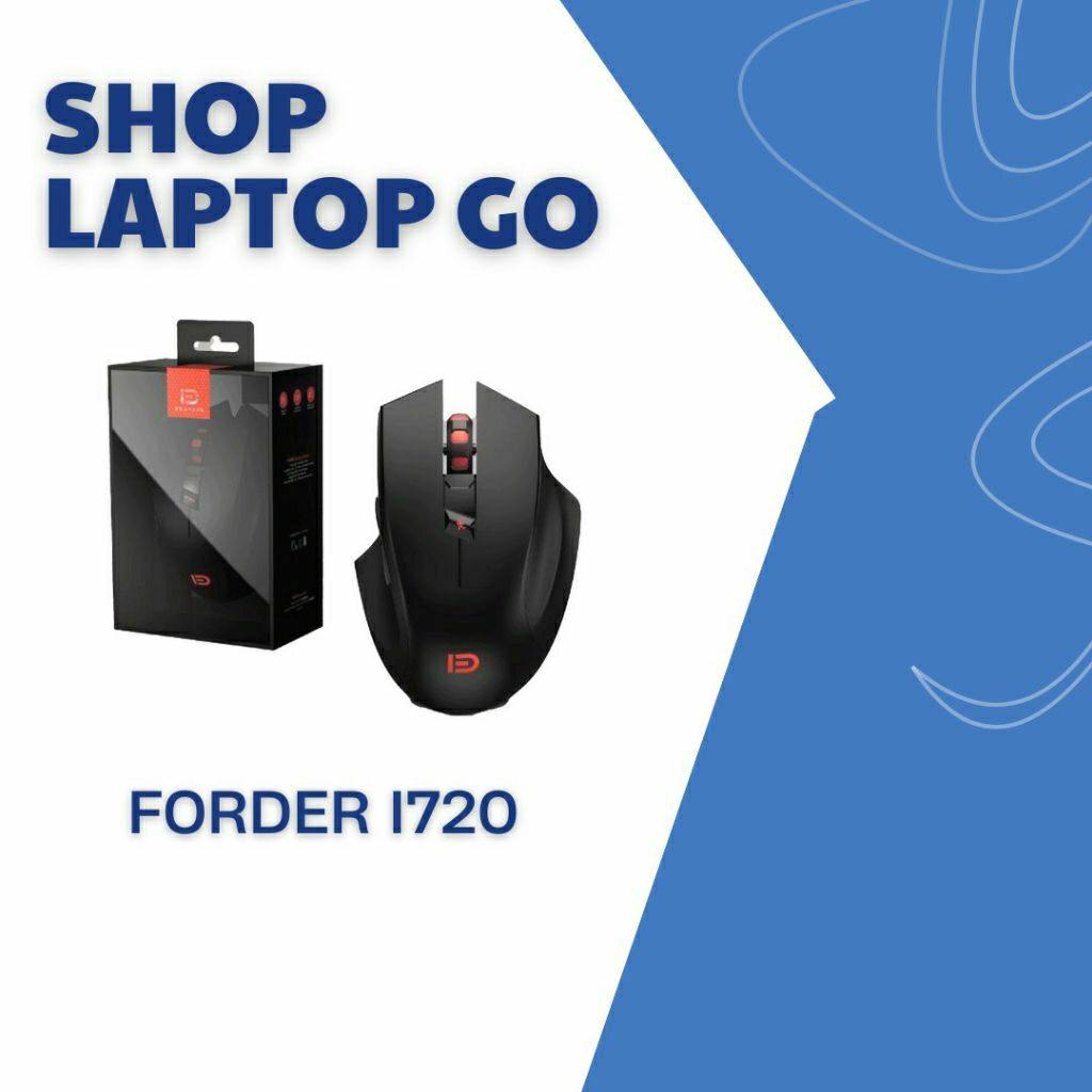 Chuột Forder i720 Gaming Wireless (Đen), công nghệ siêu tiết kiệm Pin Dùng trên 18 Tháng.