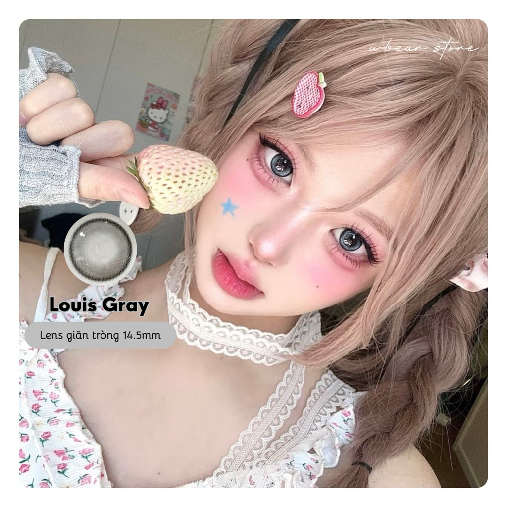 Lens 6 Tháng Kính Áp Tròng Louis Gray