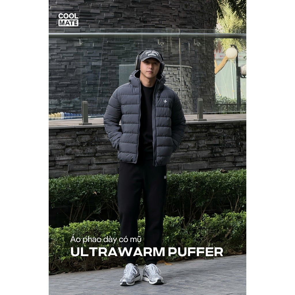[XẢ SỐC]Áo phao nam dày Ultrawarm Puffer có mũ II giữ ấm chắn gió, Áo khoác thu đông siêu ấm Coolmate | BigBuy360 - bigbuy360.vn